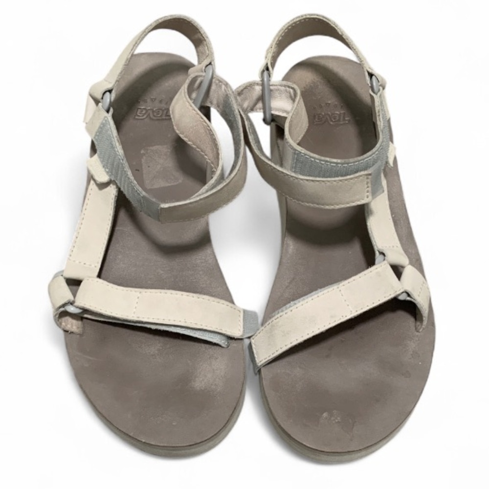 Teva Midform Gray White Sandals Size 10